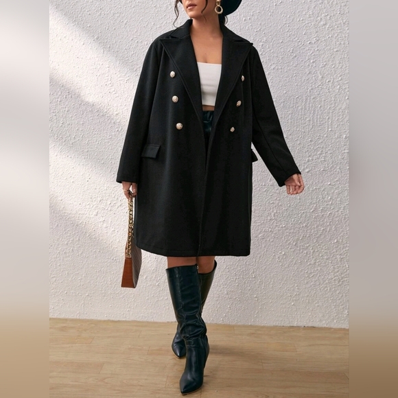 Double-breasted coat - Picture 11 of 15